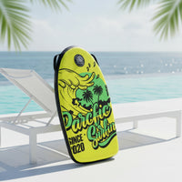 Easy to Inflate Inflatable Surf Board | Portable, Body Board with Leash, for Beach