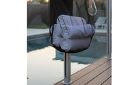 Fence Hanging Pool Organizer Heavy Duty Poolside Hanging Mesh Bag Foldable for Yard
