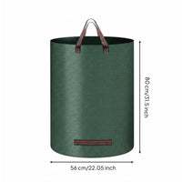 Heavy Duty Leaf Bag Self Standing Reusable Yard Waste Bag Reinforced Handles Heavy Duty Leaf Tote for Gardeners, Landscaping