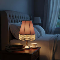 Beaded Tassel Lamp Shade Custom Fit Home Lighting Warm Ambient Warmth for Hotel