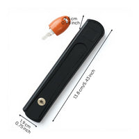 Window Lock Handle, Discreet Folding Casement Window Handle with Key, Security Screen Door Accessory, Universal Replacement, Aluminum Alloy
