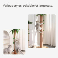 Large Sisal Cat Scratching Post with Interactive Ball