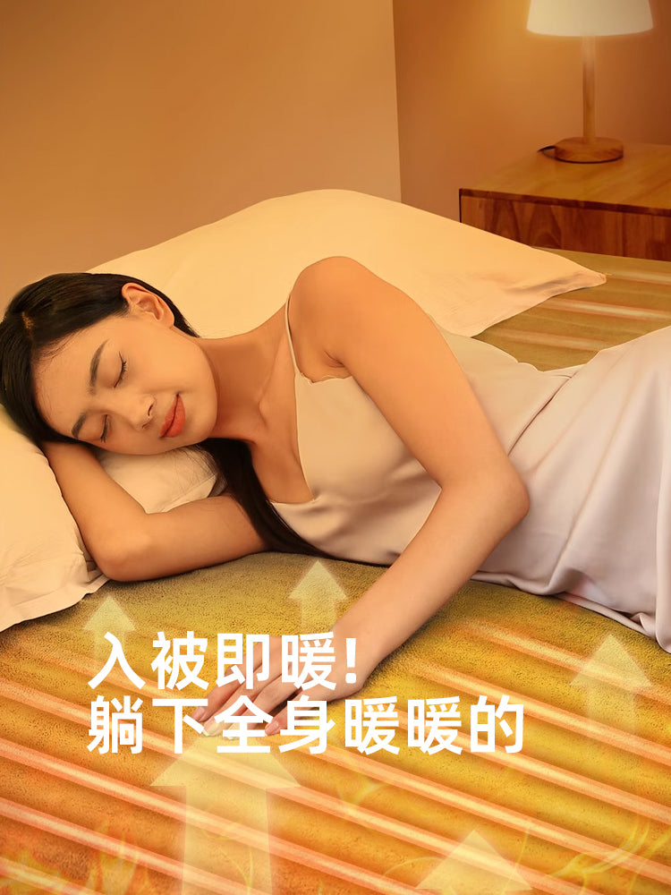 110v伏电压电热毯床上单人双人石墨烯地暖垫美规出口台湾美国日本
