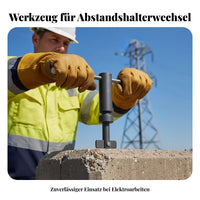 Hard to Reach Areas Split-Conductor Wrench T-Handle Spacer-Bar Wrench