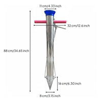 Manual Vegetable Planter No-Bend Design Stainless Steel Vegetable Transplanter