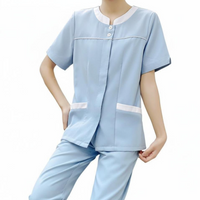 Wrinkle-Resistant Scrubs Set for Women Medical Uniform