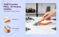 Cutting Pliers, sturdyDuty Wire Tool, Non-Slip Handle, Multifunctional for Electronic Projects, Home Repairs, DIY Tasks