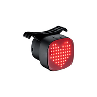 Brake-sensing bike light, USB, waterproof