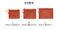 Recycled Polyester Double Zipper Pouch Storage Bag