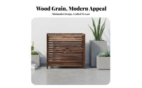 Slatted Air Cooling Appliance Hider Weather-Withstandant Appliance Screen Multi-Functional Design Particleswithstandant