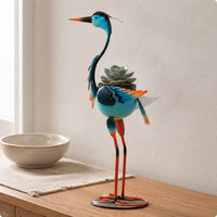 Pot Weather-Resistant Peacock Flower Pot Space-Saving Planter for Outdoor