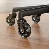 Double Wheel Casters Double Bearing Rubber Caster Wheels Floor Safe for Sofa