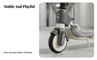 Light-up Wheels Foldable 2-Wheel Scooter Adjustable Handlebar 2-Wheel Folding Scooter Non-Slip Deck Outdoor Toy Lightweight Design for Teenagers, Children 3-12, Sidewalk, Recreation, Travel, Commuting