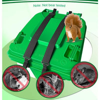 Adjustable Bear-Proof Trash Can Lid Strap with Buckle and Hooks