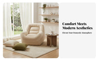 Human-Sized Dog Bed Snug Relaxation and Unwindingsign Lazy Sofa Plush-Soft Ergonomic Ergonomic for Apartment Dwellers
