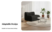 sweepd Bamboo-Joint Settee Minimalist aesthetic sectional Sofa Italian-Inspired plushLike Comfort for Families