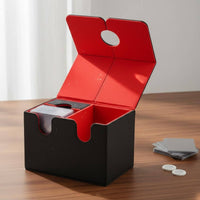 TCG Card Storage Box Portable Design Trading Card Storage Box Gaming Accessory Anti-Slip Texture Water-Resistant for Tournaments