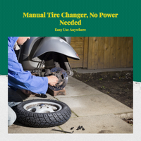 Vacuum tire changer for scooters