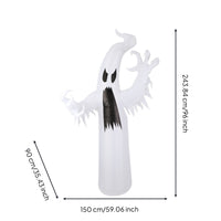 Inflatable Ghost Giant Halloween Inflatable Ghost Yard Inflatable Lighted for Lawn, Garden