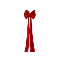 Velvet Bow Ornament Luxury Look Reusable Holiday Decor
