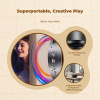 EchoSphere Mini Speaker, Stereo Bass Sound, Home & Travel