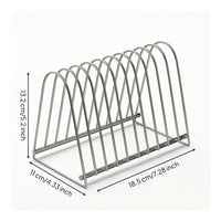 Album Holder with 10 Slots Desktop Album Holder with Slots Freestanding