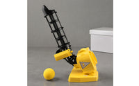 Automatic Ball Launcher Rectangular Base Baseball and Tennis Launcher EVA Balls Play Set