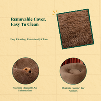 Dog Bed, Self-Warming Orthopedic Pet Sofa, Removable Cover