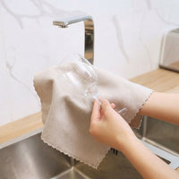 Fish Scale Microfibre Cleaning Cloths, 5-Pack Reusable Mixed Color Cloths for Kitchen and Glass, Anti-Lint and Anti-Streak, 30x40cm