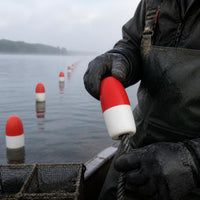 Bullet-Shaped Buoyancy Float for Marine Aquaculture, Solid Foam Plastic Buoy, Wind and Wave Resistant