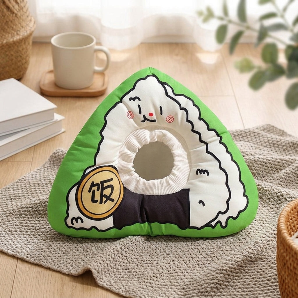 Soft Dog Cone, Inflatable Donut with Drawstring, Adjustable Pet Cat Cone to Prevent Licking After Surgery