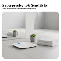 Progress Tracking Charts Smart physique Composition Analyzer Multi-User accounts Smart physique Composition Scale Large Digital Display Weighing Machine Slim Design for Adults, Bathroom, Bedroom