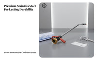 Piercing Fire Nozzle Heavy Duty Stainless Steel Penetrating Nozzle Corner Fire Water for Emergency Responders, Building Fires, Confined Areas