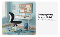 Ergonomic Task Chair with Armrests Mesh Spine Rotate Chair Breathable Spinerest Rocking Function for Adults, Study Room