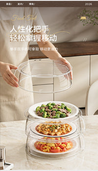 Transparent Plastic Food Cover with Dust Protection