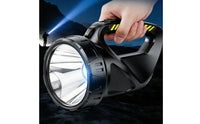 Digital Display Rechargeable LED Searchlight Carry Handle Handheld LED Searchlight Long Range Handheld Beam Light Super Bright