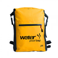 Roll-Top Backpack Wipe-Clean Waterproof Backpack Rolltop Rucksack Lightweight Daypack Heavy-Duty for Hikers, Hiking, Commuting
