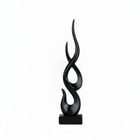 Modern Art Sculpture Nordic Design Abstract Spiral Figurine Creative Accent