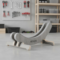 Safeguarding Road Bike Stand Indoor Wooden Bike Stand Sturdy Cycle Parking Rack Space-Saving for Workshop