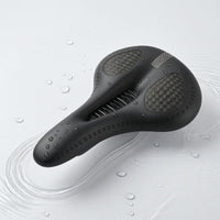 Ventilated Bike Saddle Spring-Supported Padded Bike Saddle Pressure Relieving Comfort