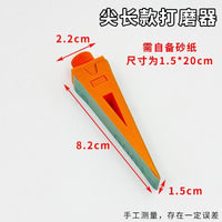 Gundam Model Tool GK Handheld Multi-Functional Curved Sanding Tool DIY Curve Sander Sandpaper Holder