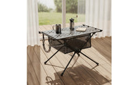 Lightweight Camping Table with Hooks Compact Folding Camping Table Sturdy Furniture Stable for Backpackers
