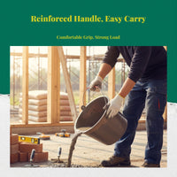 Durable plastic pail for storage