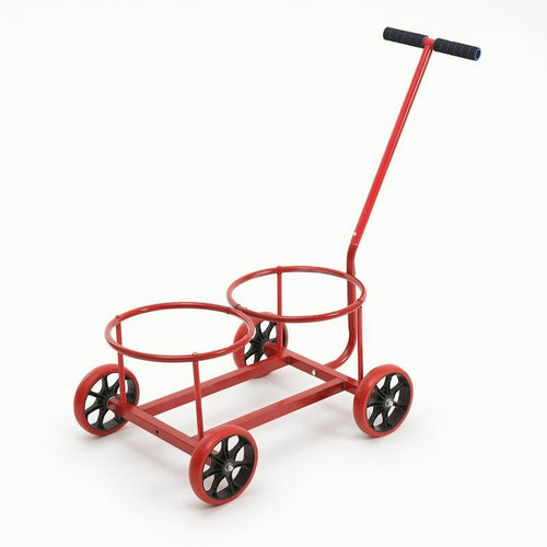 1 Piece Bucket Dolly Hand Cart Rolling Dolly Hand Truck Dolly with Wheels Metal Construction for Effortless Mobility Suitable for Cleaning Tasks Workshop Projects Liquid Handling Home Use