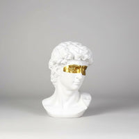 Renaissance Bust Statue Gold Accent Renaissance Bust Figurine Light Luxury
