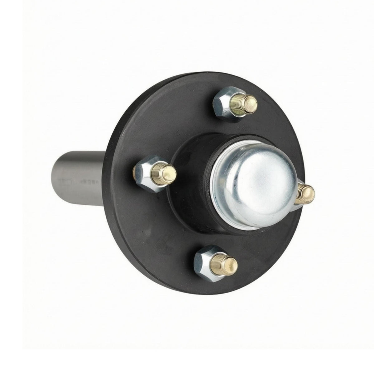100 Mm Bolt Pattern Hauling Half Axle Dust Cap Hauling Axle Hub Heavy-Duty Wheel Hub Assembly Steel