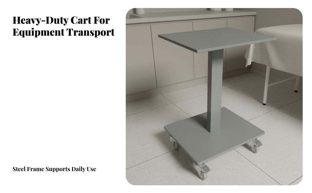 Mobile Cosmetic Trolley With Wheels Salon Rolling Cart Salon Tray Cart Braking Casters Mobile Instrument Table Sturdy And
