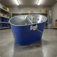 Oval Mop Pail Multiuse Metal Mop Pail Perforated