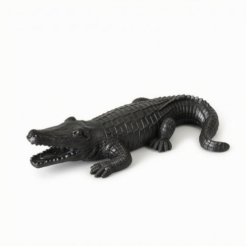 Reclining Ornament Detailed Scale Texture Resin Statue