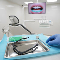Oral Barrier Frame Black Curved Arch Frame Polished Surface